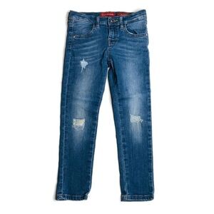 Guess girls 5Y skinny jeans with‎ rhinestone pockets